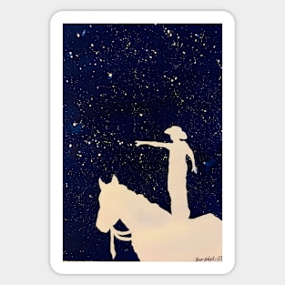 Space Cowboy Sticker